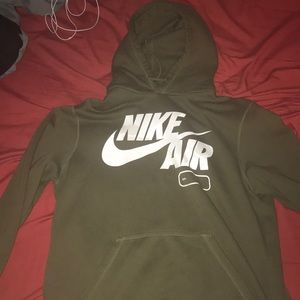 Men’s Nike Air hoodie olive green